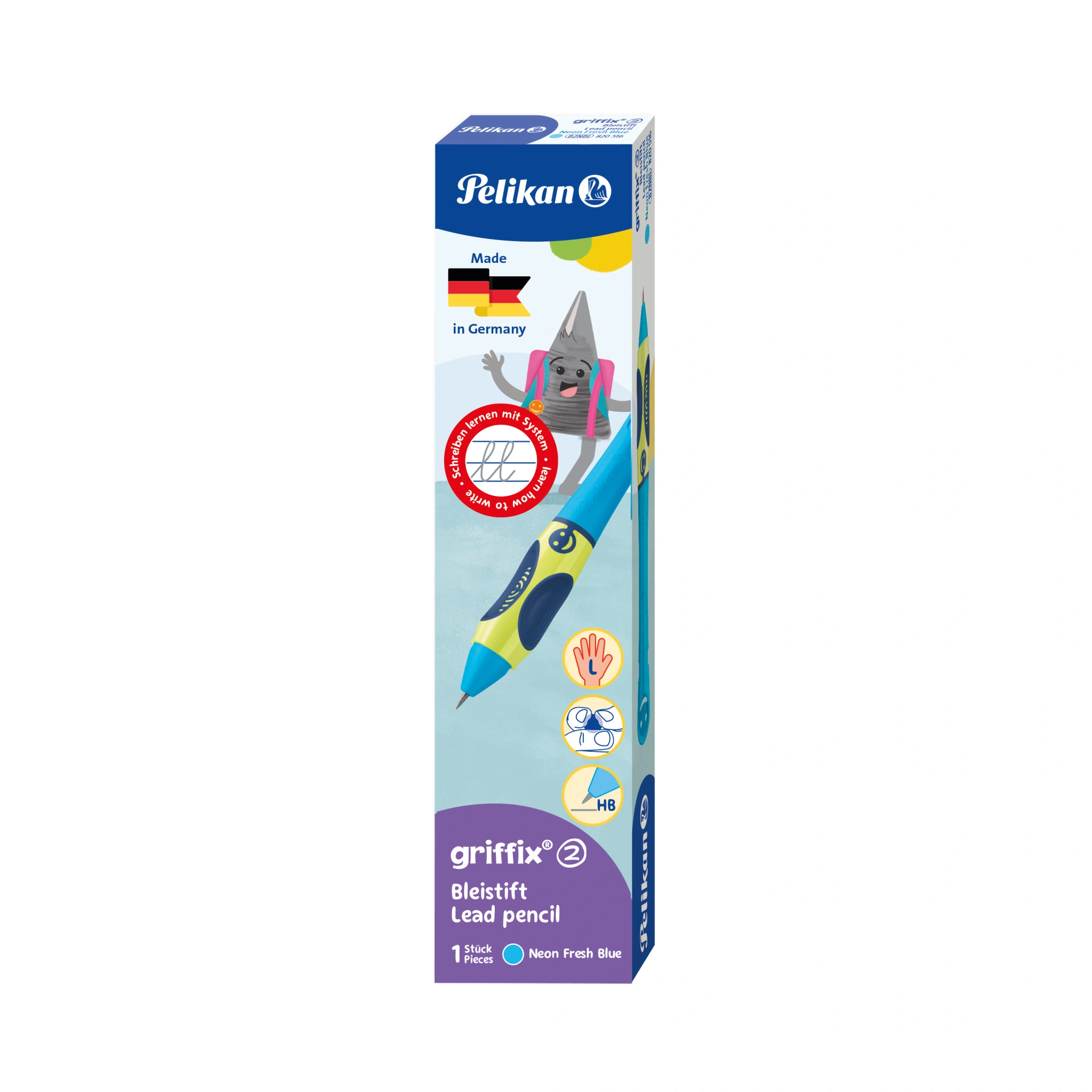 Pelikan griffix Schreiblernbleistift Neon Fresh Blue (EAN: 4012700820518)
