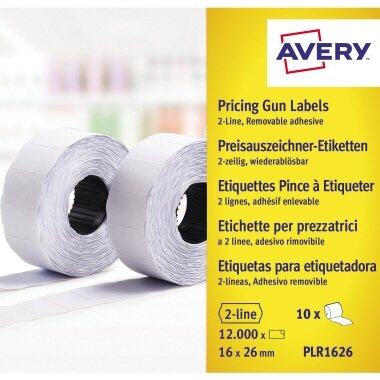 AVERY Zweckform Etiketten für Preisauszeichner, 26 x 16 mm (EAN: 5014702023361)