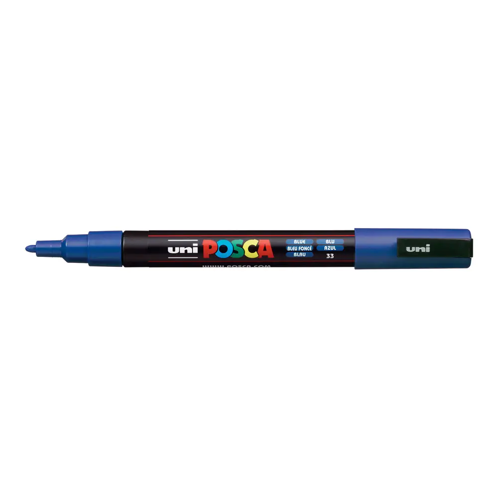 POSCA Pigmentmarker PC-3M, dunkelblau (EAN: 4902778915783)