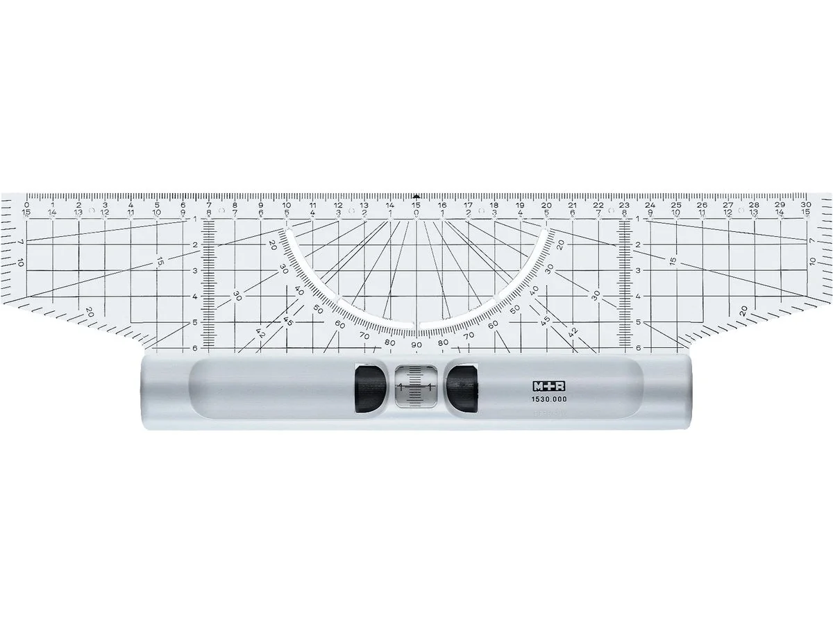M+R Roll-Lineal, aus Acrylglas, Länge: 300 mm (EAN: 4004627255009)