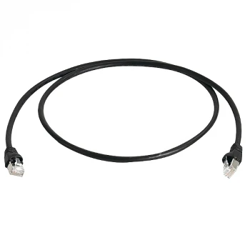 Telegärtner Patchkabel, Kat.6A (tief), S/FTP, 3,0 m, schwarz (EAN: 4018359288181)
