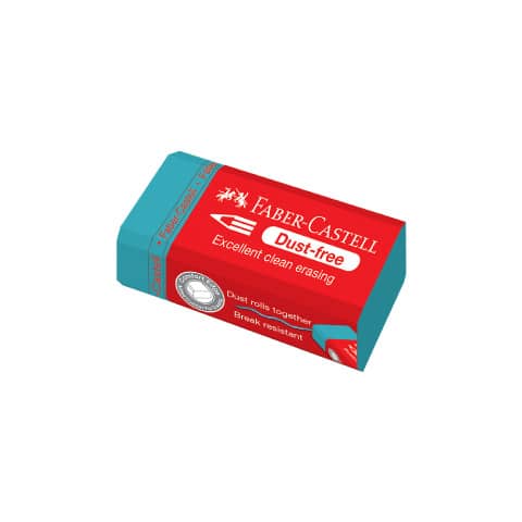 FABER-CASTELL Kunststoff-Radierer DUST-FREE, im Display (EAN: 9555684679864)
