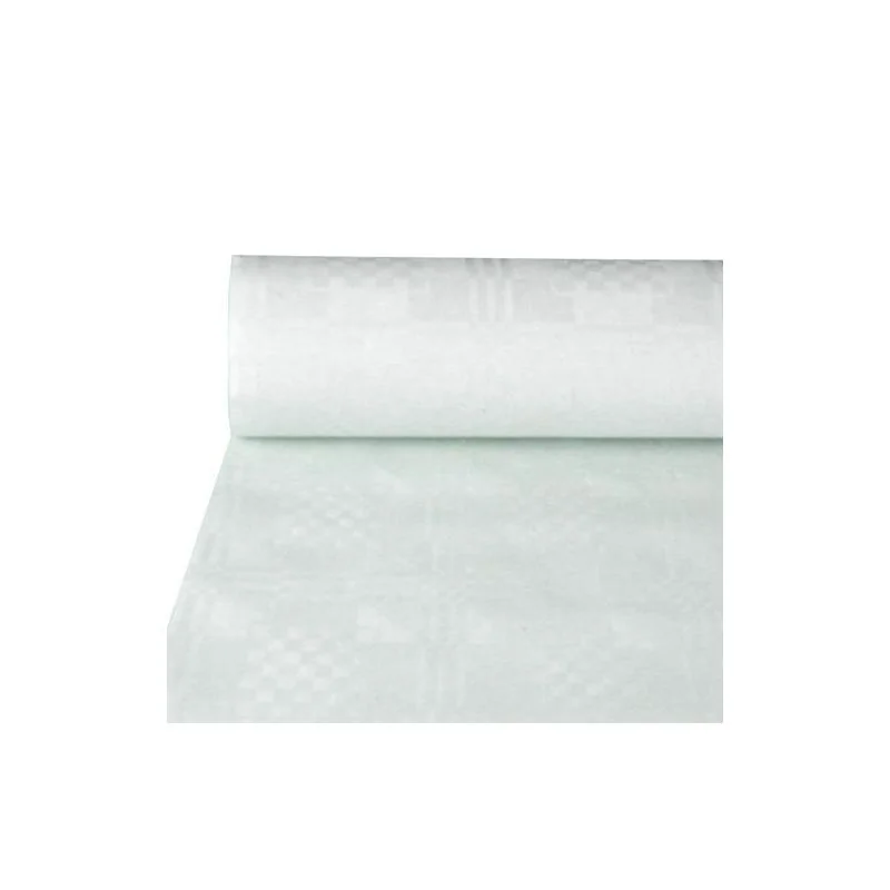PAPSTAR Damast-Tischdecke, (B)0,8 x (L)50 m, weiß (EAN: 4002911638972)