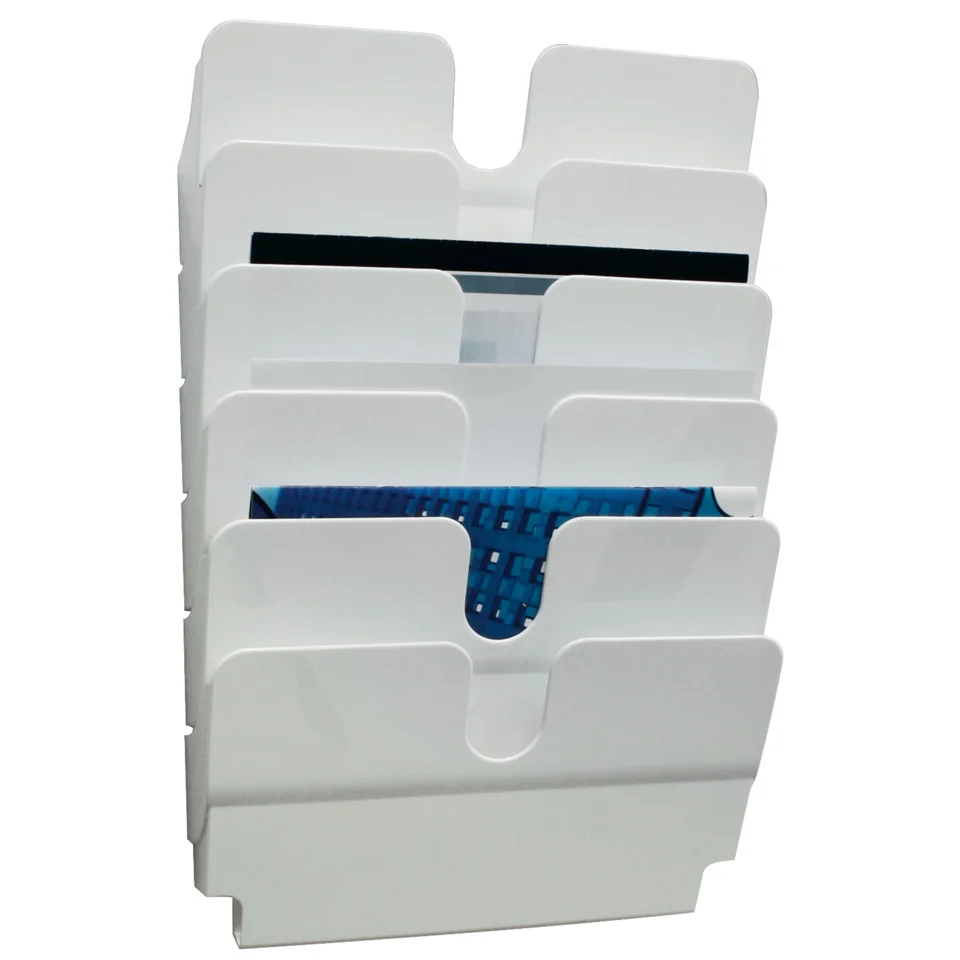 DURABLE Wand-Prospekthalter-Set "FLEXIPLUS 6", A4, 6 Fächer (EAN: 7318080014019)