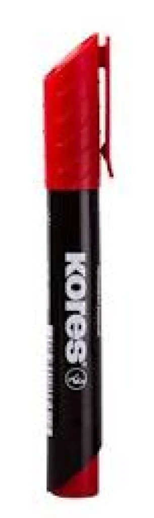 Kores Permanent-Marker "K MARKER", Rundspitze, rot (EAN: 9023800209375)