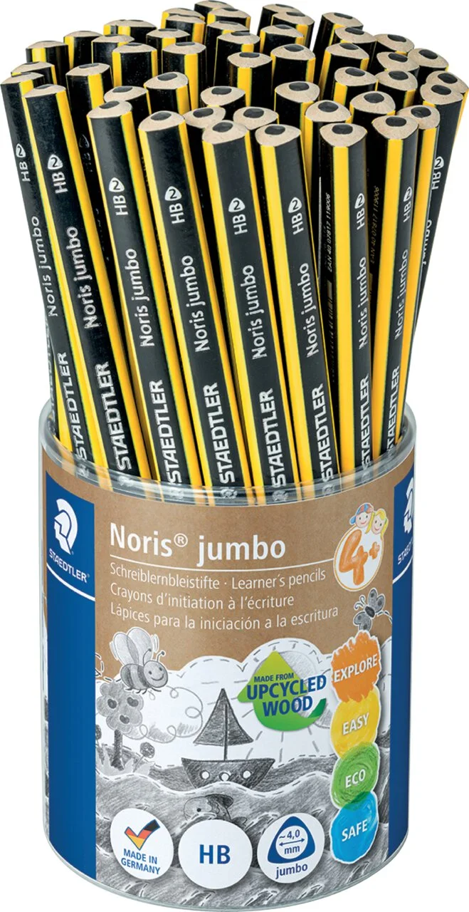 STAEDTLER Bleistift Noris jumbo, Härtegrad: HB, 48er Köcher (EAN: 4007817119464)