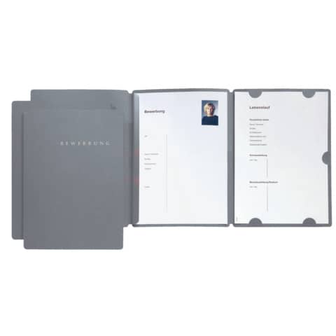 PAGNA Bewerbungs-Set "Select", DIN A4, grau (EAN: 4013951010895)