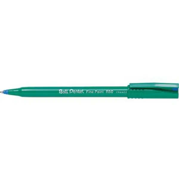 Pentel Tintenroller Ball Pentel R50, blau - Recycology (EAN: 3474370150028)