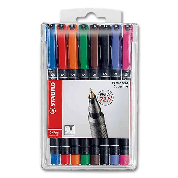 STABILO Permanent-Marker OHPen universal, permanent 8er Etui (EAN: 4006381115087)