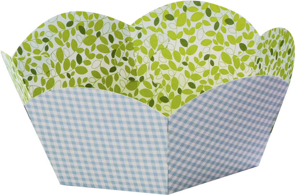 folia Geschenkkörbchen aus Motivkarton, Durchm.: 145 mm (EAN: 4001868057706)
