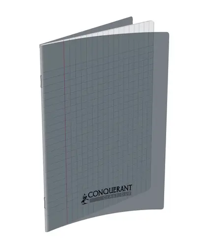 CONQUERANT CLASSIQUE Notizbuch 170 x 220 mm, Seyès, grau, gris (EAN: 3020120001944)