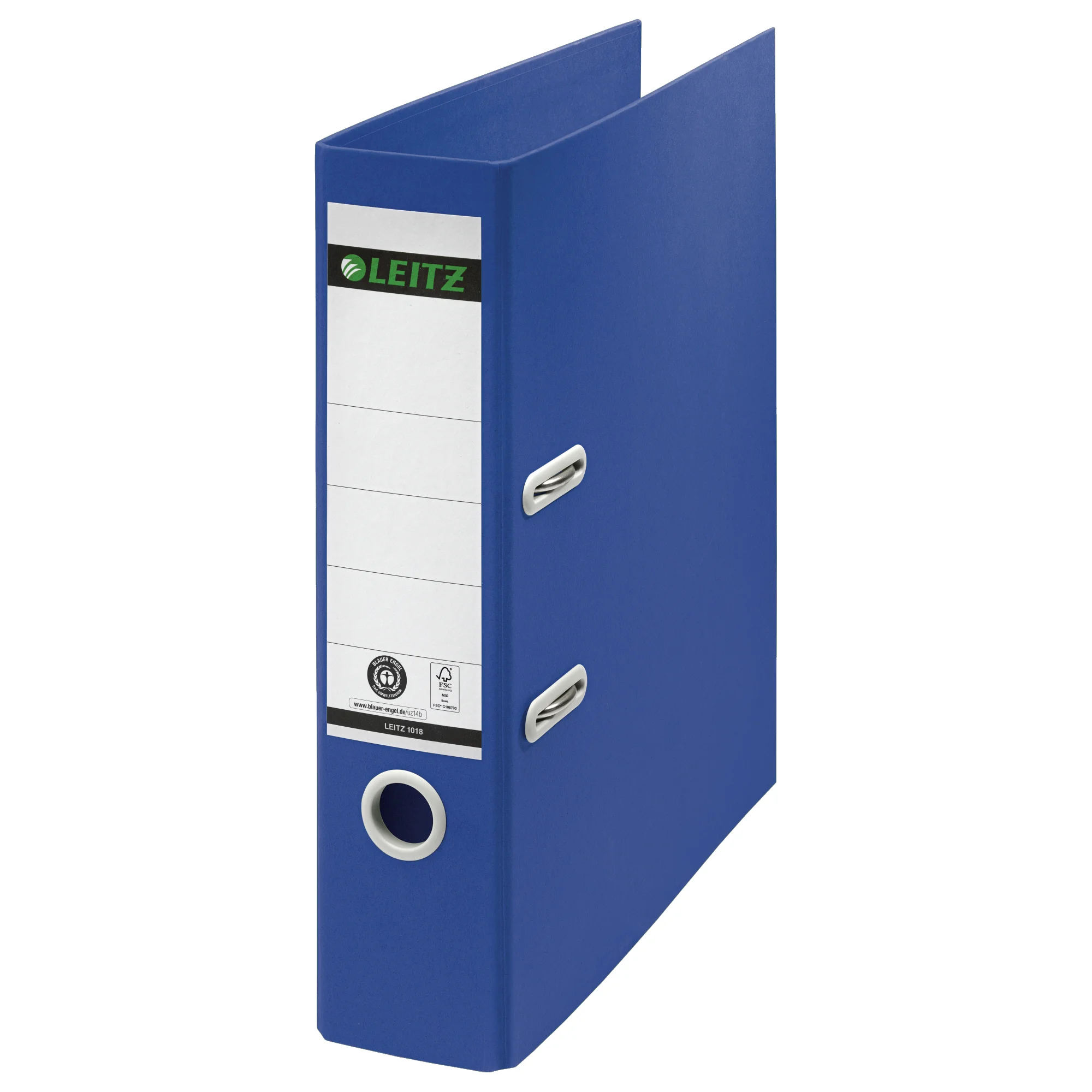 LEITZ Ordner Recycle, 180 Grad, 80 mm, blau (EAN: 4002432132256)