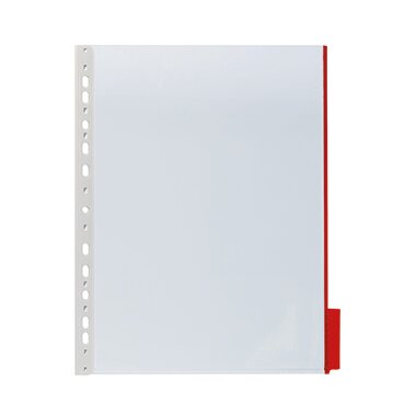 DURABLE Sichttafel FUNCTION, DIN A4, transparent, Tab: rot (EAN: 4005546571287)