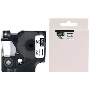 rillprint Schriftbandkassette, schwarz/weiß, 12 mm x 7 m (EAN: 8712794855040)