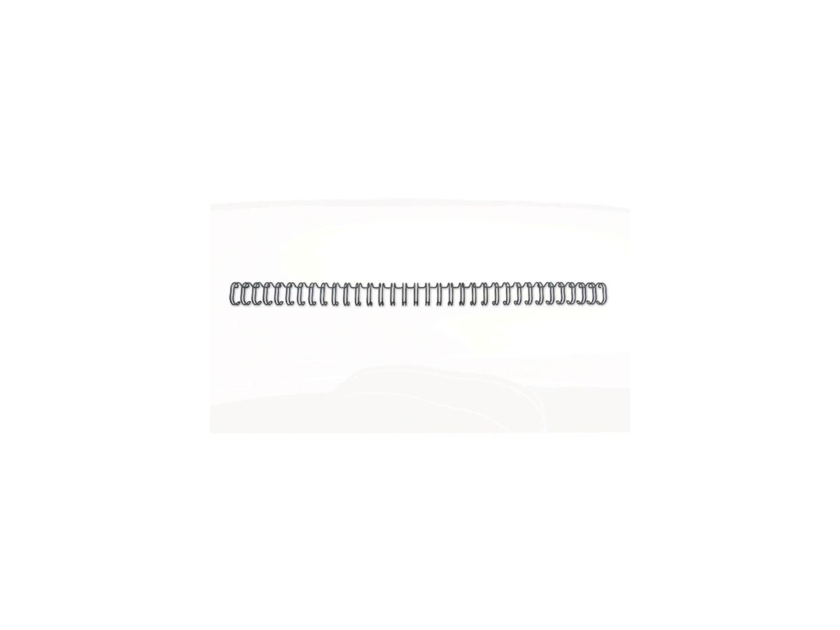 GBC Drahtbinderücken WireBind, A4, 34 Ringe, 11 mm, schwarz (EAN: 5019577190323)