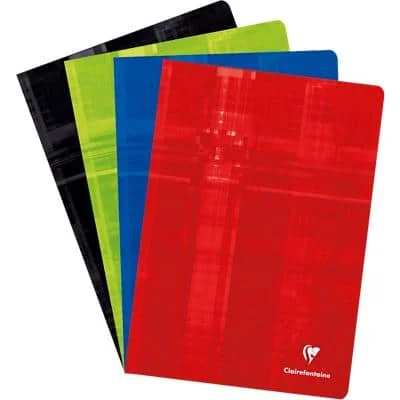 Clairefontaine Heft mit Fadenheftung, A4, 80 Seiten, 8-linig + Rand (EAN: 3329680631258)