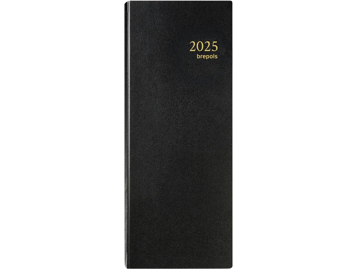 brepols Tageskalender "Saturnus 0.111" 2027, schwarz (EAN: 5412303101158)