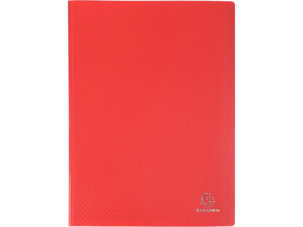 EXACOMPTA Sichtbuch, DIN A4, PP, 40 Hüllen, rot (EAN: 3130630085454)