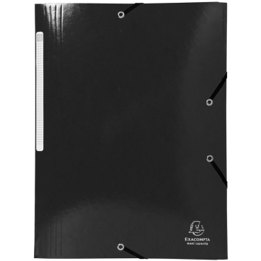 EXACOMPTA Eckspannermappe Iderama, A4, Karton, schwarz (EAN: 3130630558217)