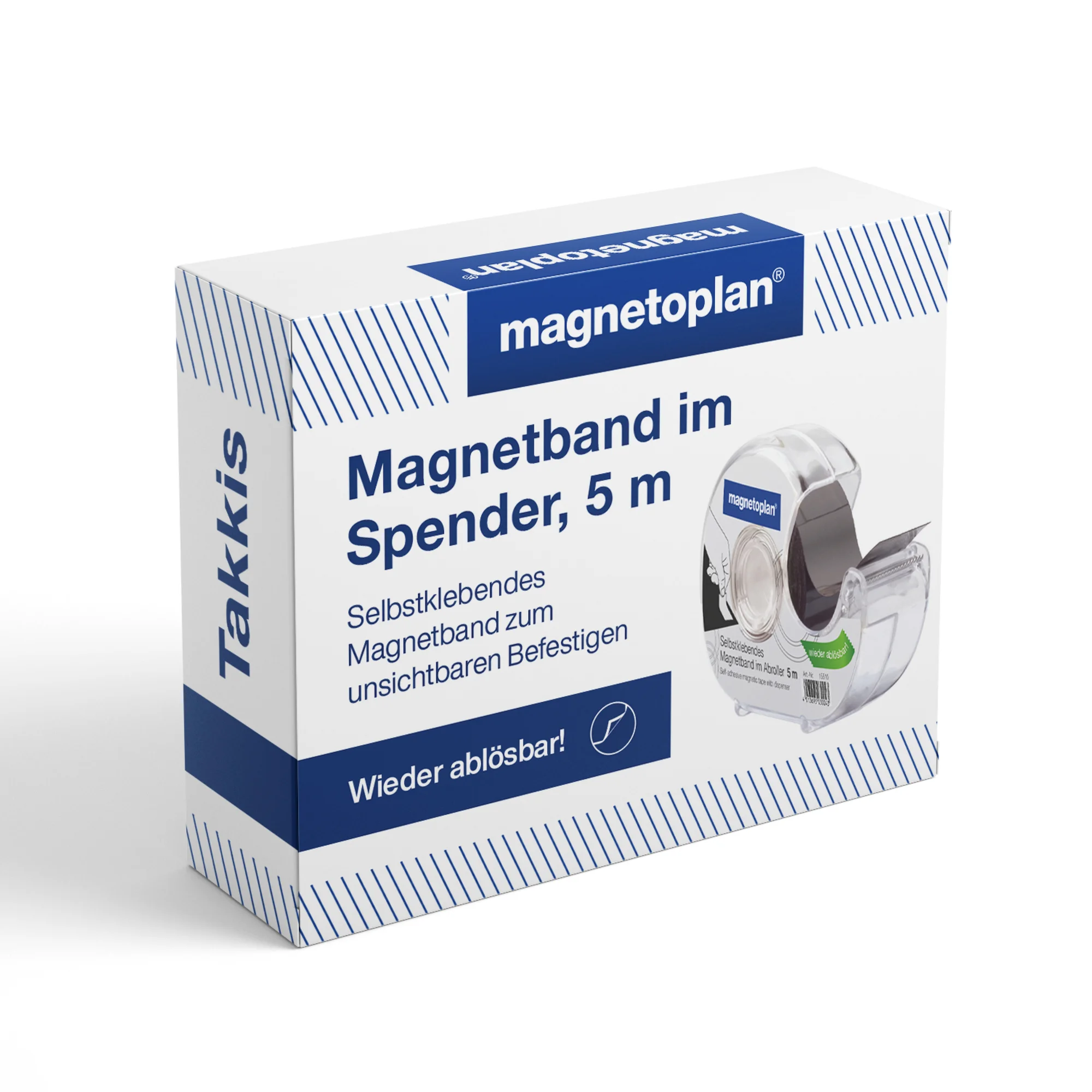 magnetoplan Magnetband im Spender, selbstklebend, schwarz (EAN: 4013695030043)