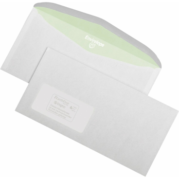 MAILmedia Briefumschlag Envirelope, 114 x 229 mm, weiß (EAN: 4003928702441)