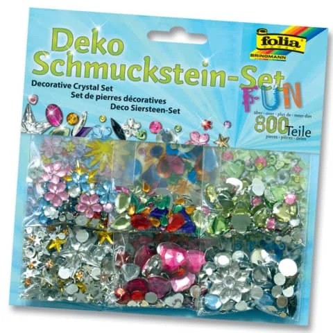 folia Schmucksteine-Set FUN, über 800 Teile (EAN: 4001868047202)