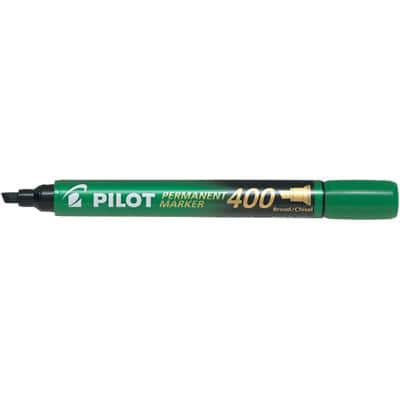 PILOT Permanent-Marker 400, Keilspitze, grün (EAN: 4902505511202)