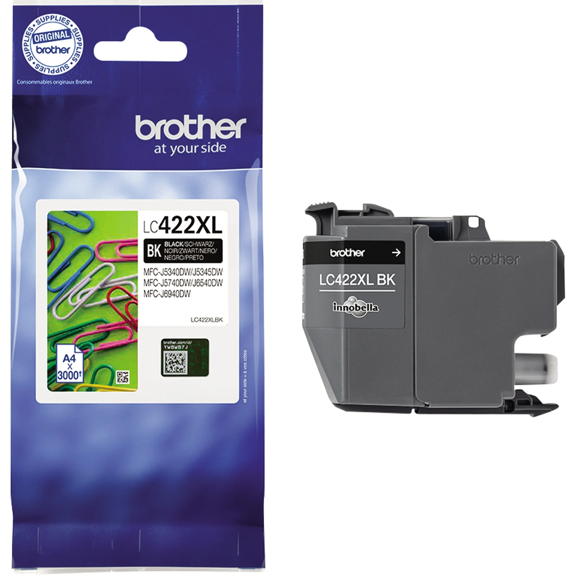 brother Tinte LC422XL für brother MFC-J5340DW, schwarz (EAN: 4977766815581)