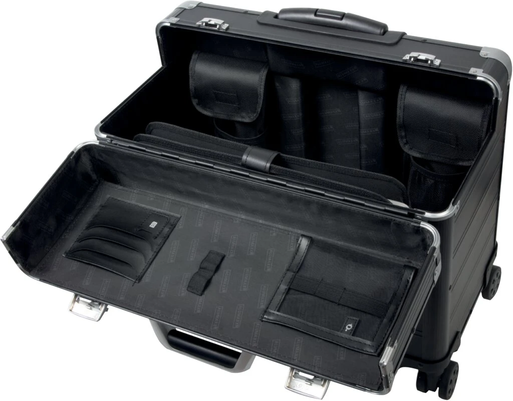 ALUMAXX Pilotenkoffer "PANDORA", Aluminium, schwarz matt (EAN: 4021068451692)