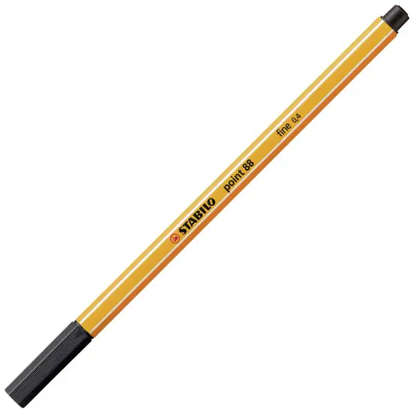 STABILO Fineliner point 88, schwarz (EAN: 4006381105316)