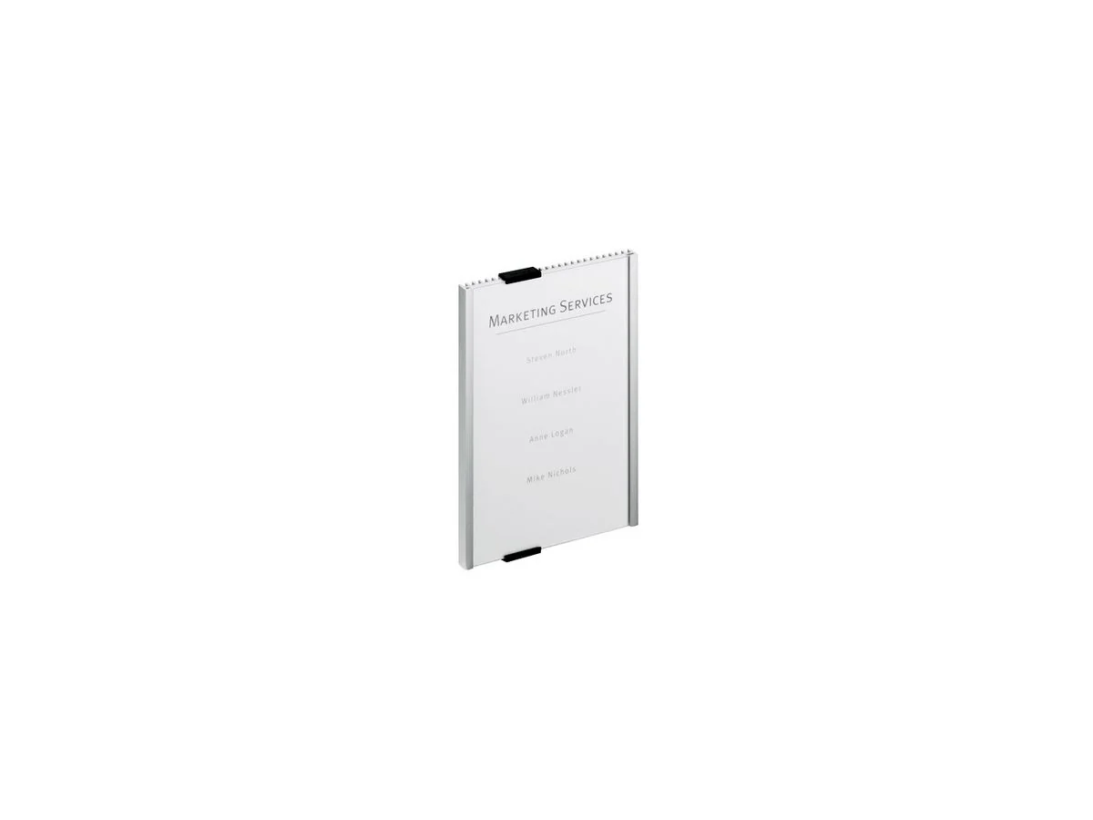 DURABLE Türschild INFO SIGN, (B)149 x (H)210 mm, metallic-silber (EAN: 4005546400051)