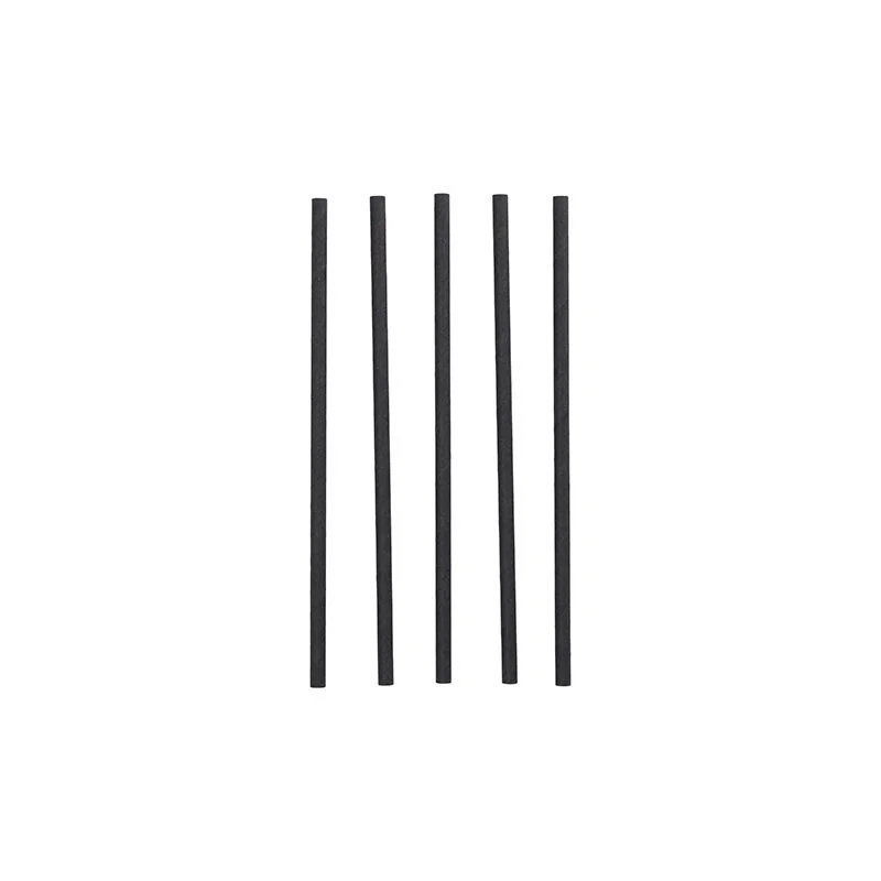 PAPSTAR Papier-Trinkhalm "pure", 250 mm, schwarz (EAN: 4002911778517)