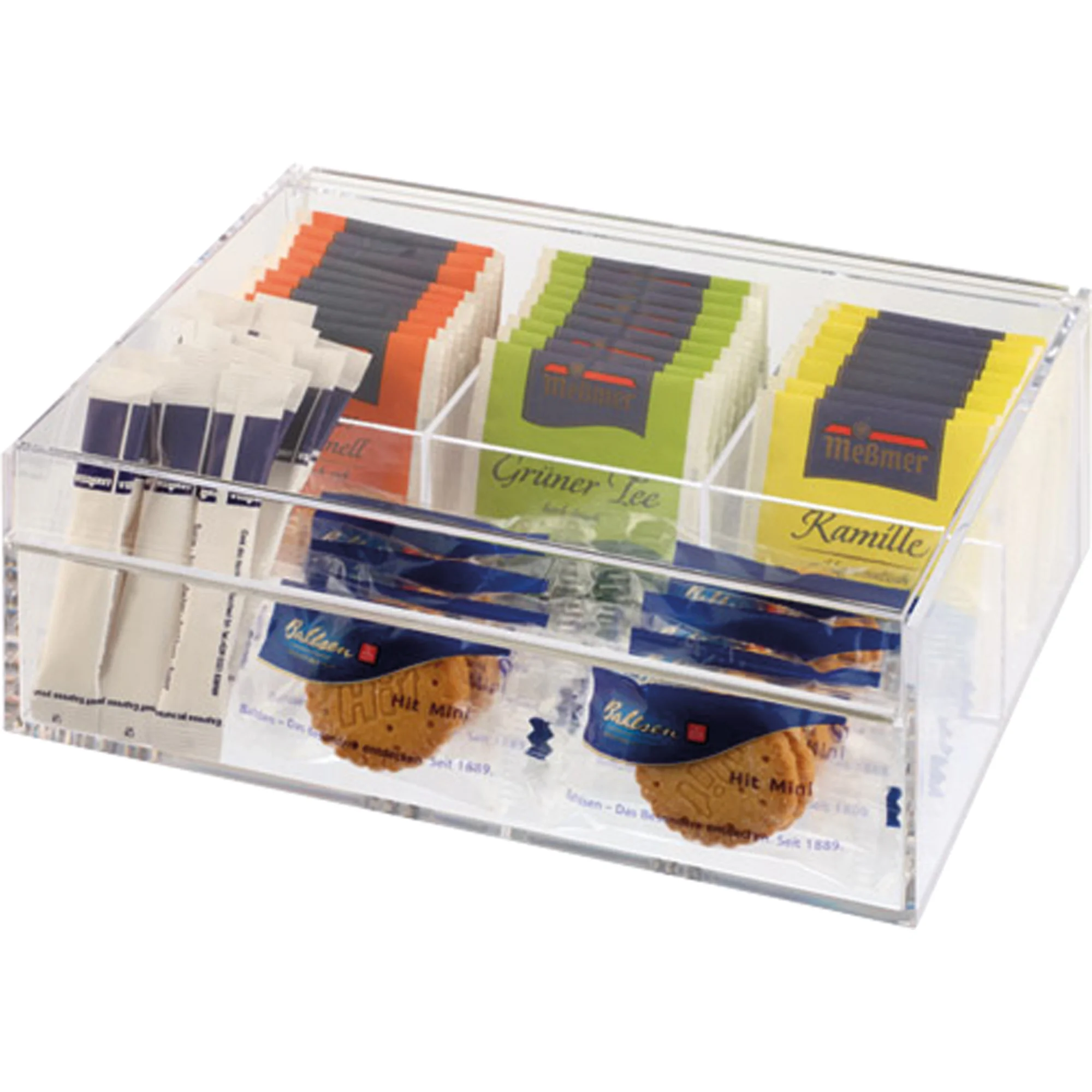 APS Teebox / Multibox, aus Kunststoff, transparent (EAN: 4004133115637)