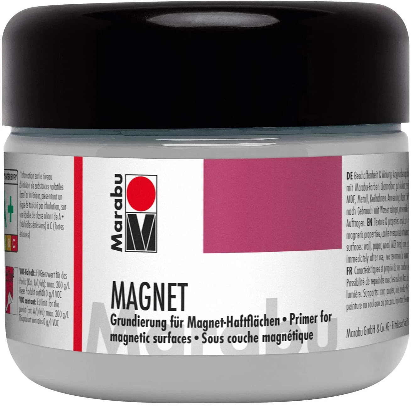Marabu Magnetfarbe Colour your dreams, grau, 225 ml (EAN: 4007751776167)