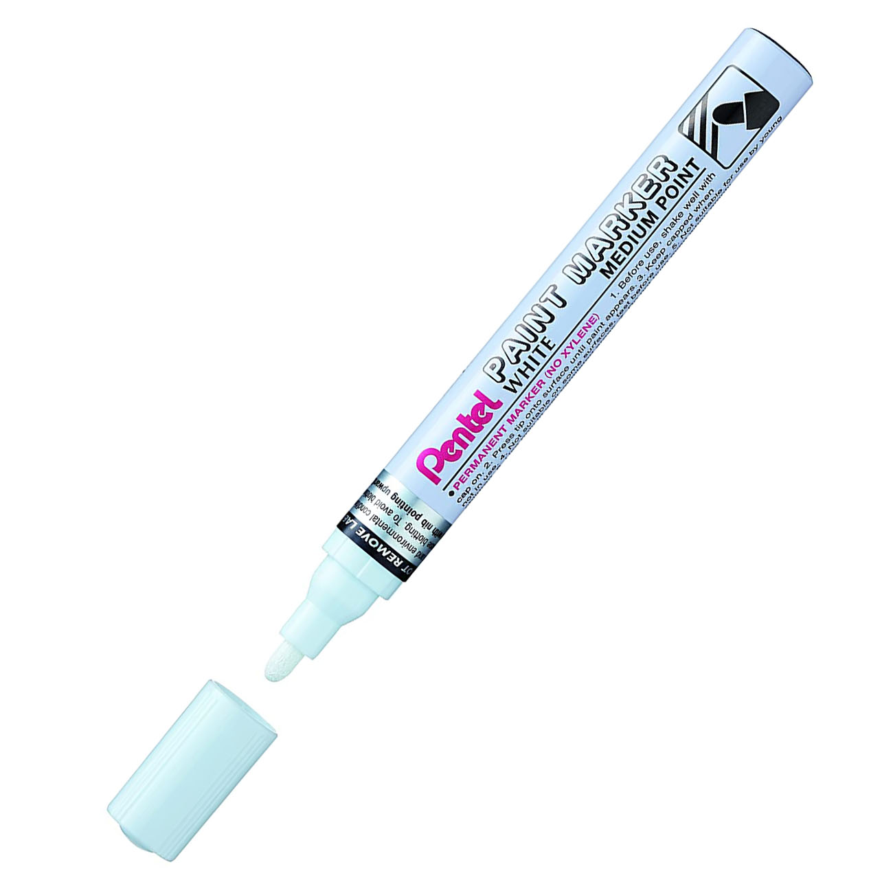 Pentel Lackmarker PAINT MARKER MMP10, weiß (EAN: 0884851025340)