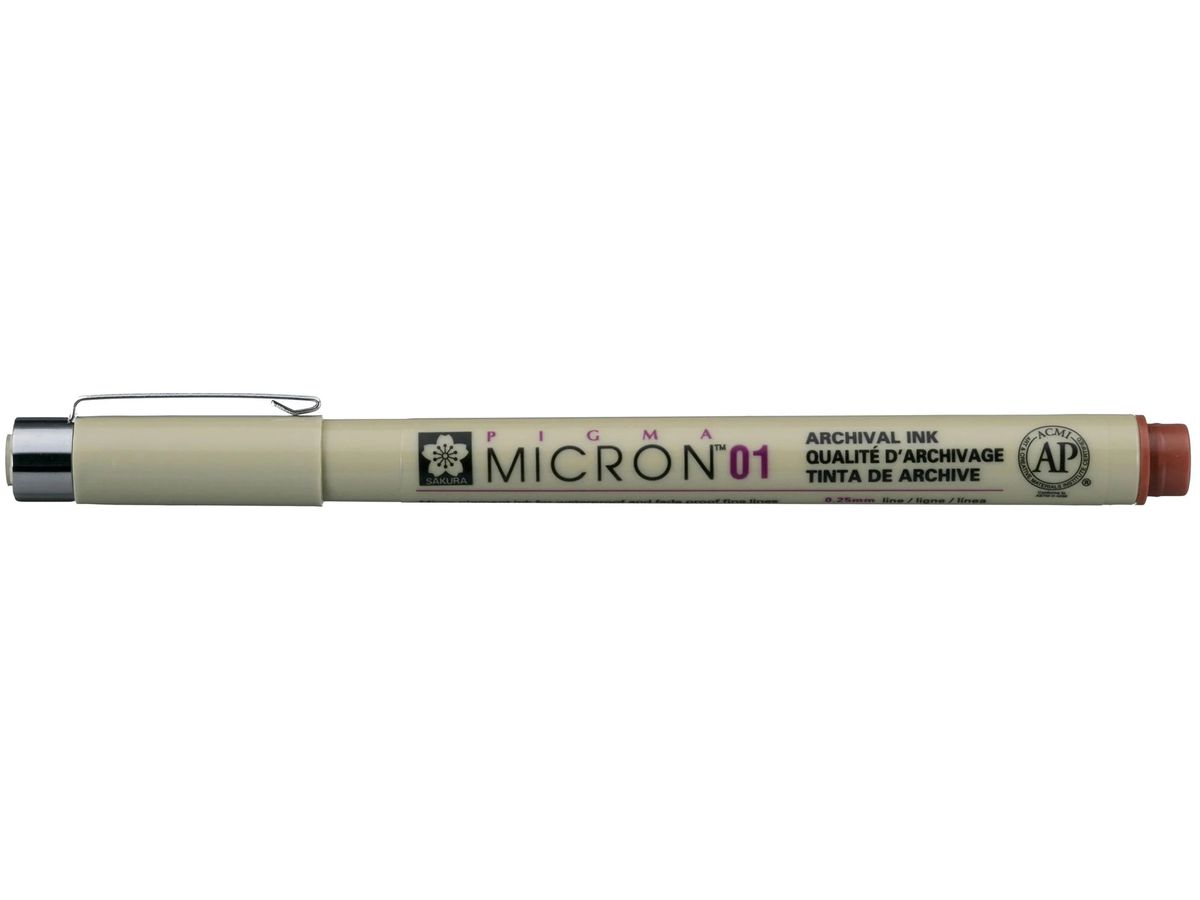 SAKURA Fineliner PIGMA MICRON 01, braun (EAN: 0084511326309)