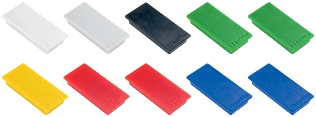 FRANKEN Haftmagnet, Haftkraft: 1,0 kg, 50 x 23 mm, sortiert (EAN: 4016946183451)