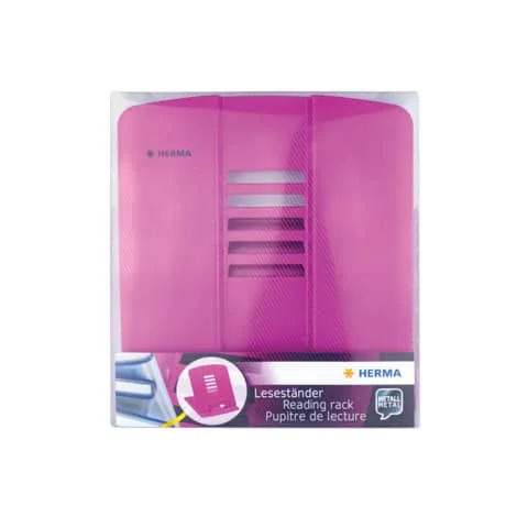 HERMA Leseständer XL, aus Metall, pink (EAN: 4008705199643)