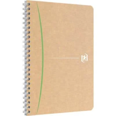 Oxford Spiralbuch TOUAREG, DIN A5, kariert, 50 Blatt, beige mit Farbakzent (EAN: 3020120164434)
