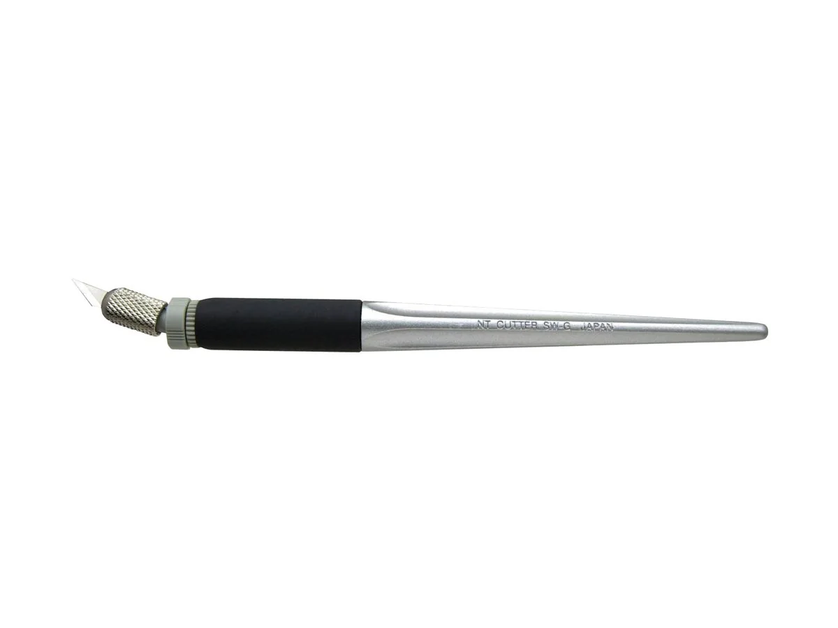 NT Cutter Grafikcutter SW-600 GP, aus Aluminium, silber/schwarz (EAN: 4904011010781)