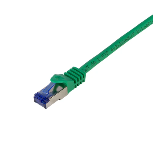 LogiLink Patchkabel Ultraflex, Kat.6A, S/FTP, 0,25 m, grün (EAN: 4052792056136)