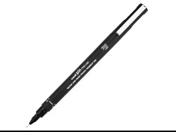 uni-ball Fineliner PIN 01200 N, schwarz (EAN: 4902778915202)