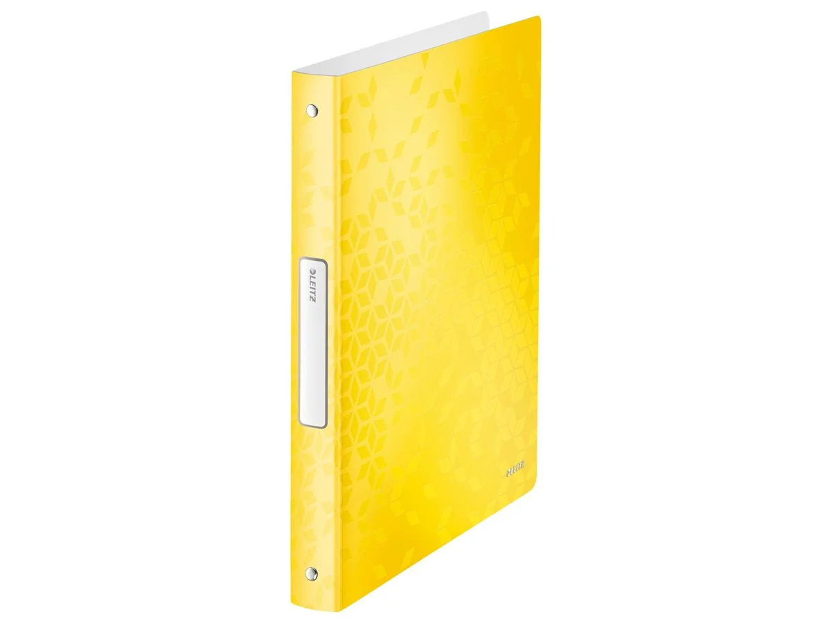 LEITZ Ringbuch WOW, DIN A4, PP, gelb, 4 Ringe (EAN: 4002432120864)