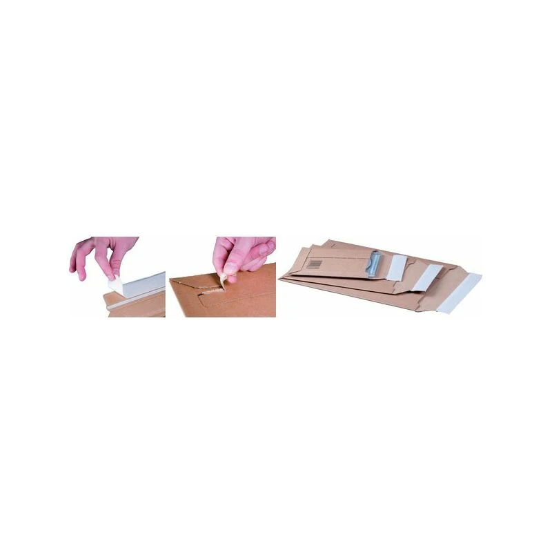 SMARTBOXPRO Versandtasche, Wellpappe, braun, Kleinbildformat (EAN: 4250414143435)