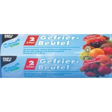 STARPAK Gefrierbeutel 2 Liter, 200 x 300 mm, transparent (EAN: 4002911141601)