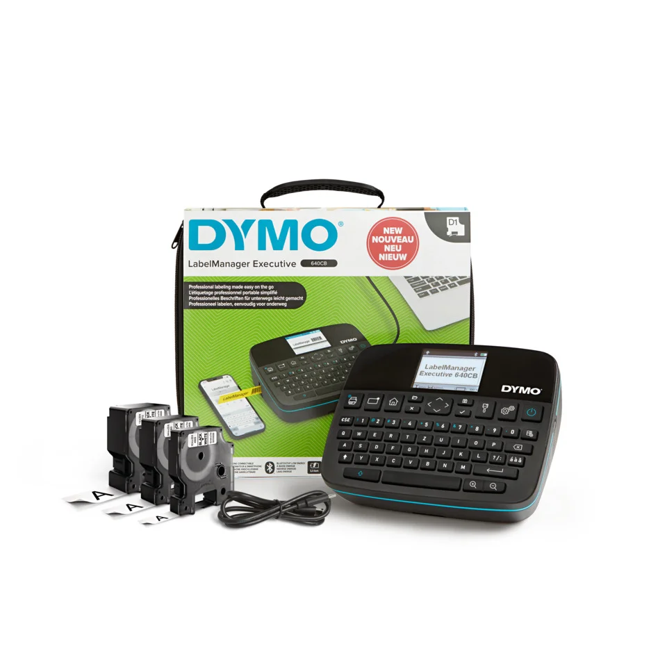 DYMO Beschriftungsgerät "LabelManager 640 CB", Kofferset, schwarz auf weiß (EAN: 3026982021052)