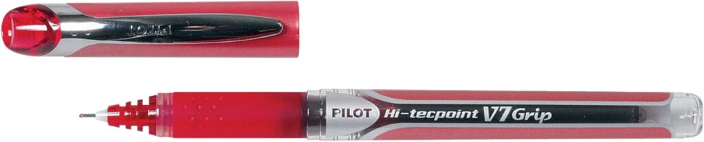 PILOT Tintenroller Hi-Tecpoint V7 Grip, rot (EAN: 4902505279782)