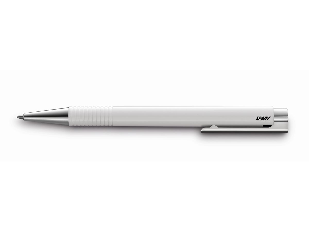 LAMY Druckkugelschreiber logo M+ white (EAN: 4014519631729)