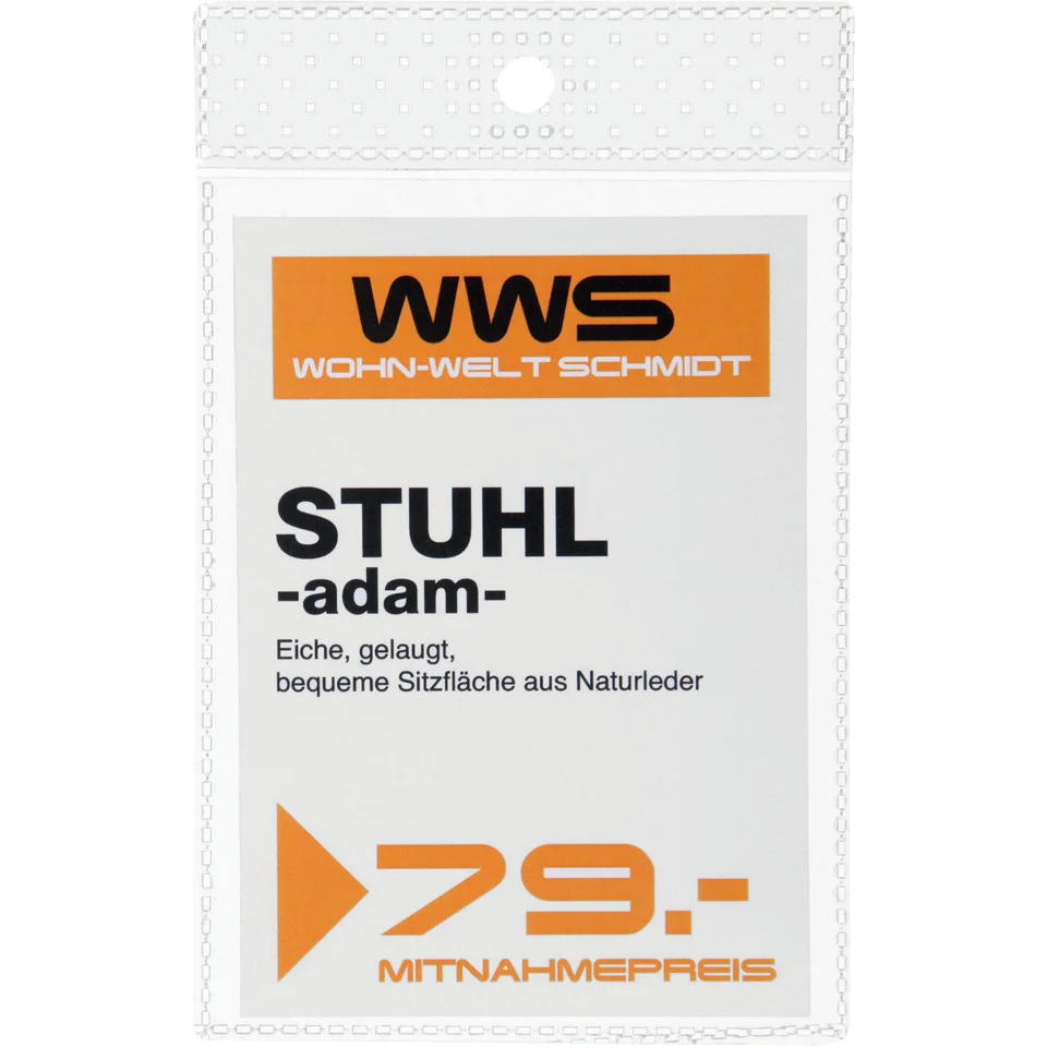 DURABLE Hänge-Sichttasche, DIN A7, Hochformat, PP, genarbt (EAN: 4005546216379)