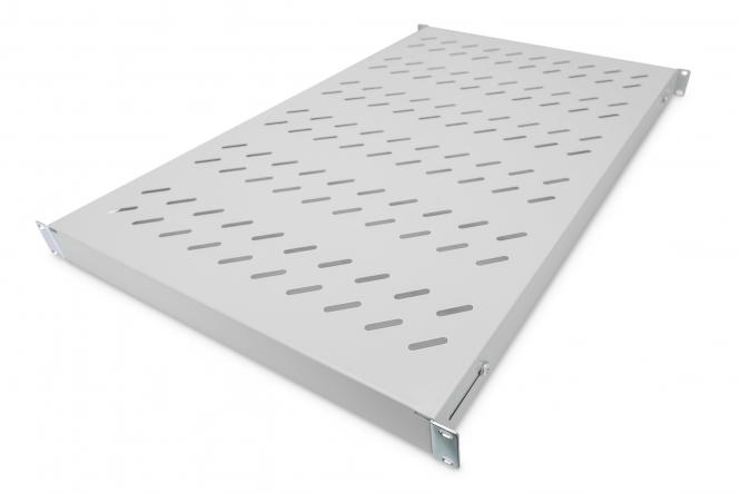 DIGITUS 19" Fachboden, 1 HE, Tiefe: 700 mm, lichtgrau (EAN: 4016032365006)